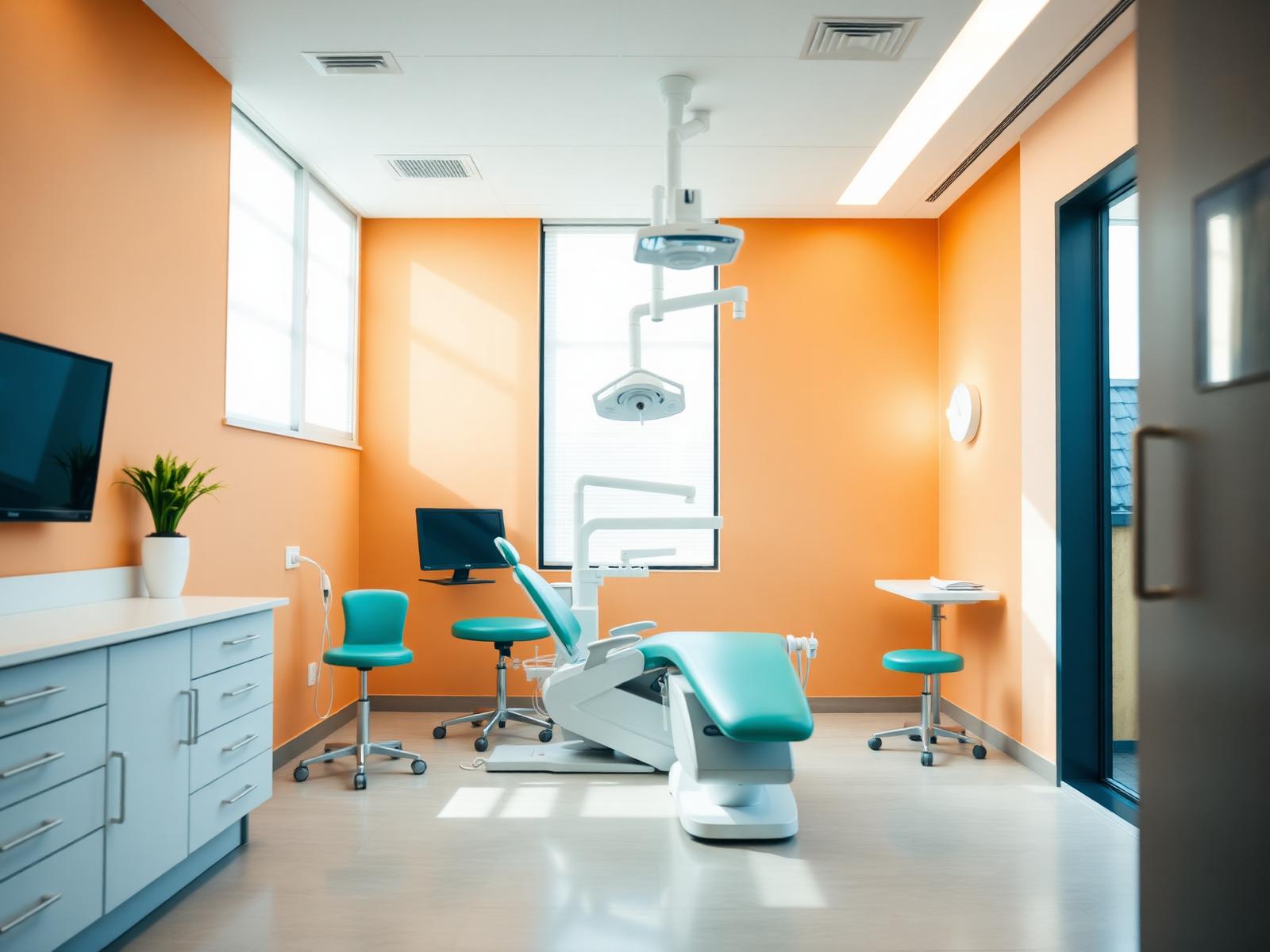 Modern dental clinic interior at PM Dental Care Perumbakkam